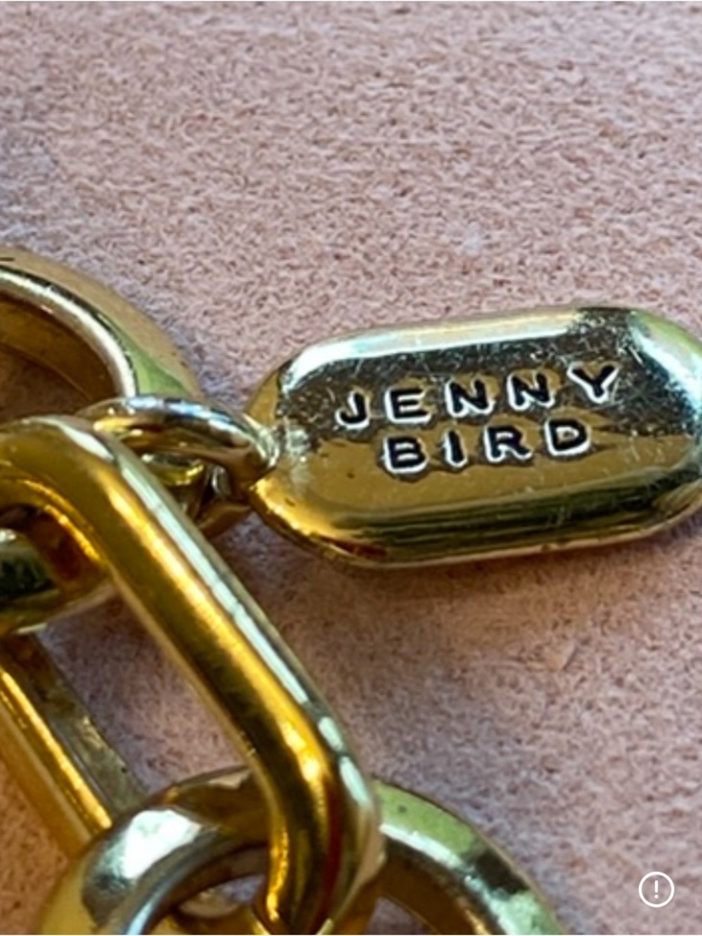 Elegant Jenny Bird Gold Link Paperclip Chain Bracelet - Picture 5 of 6